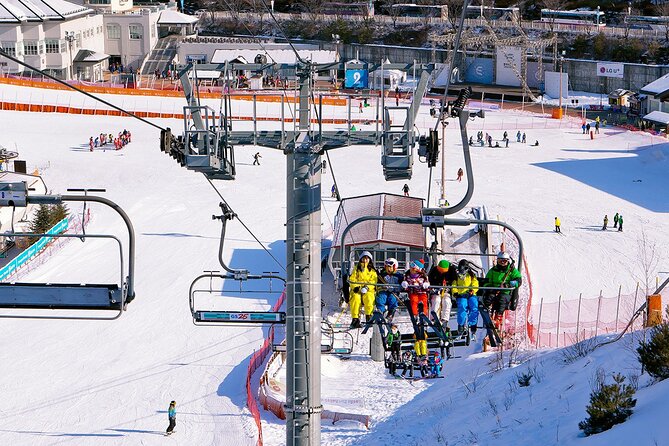 Elysian Gangchon Winter Ski + Eobi Ice Valley Day Tour fr Seoul - Sightseeing and sled options: when you want snow without the slope stress
