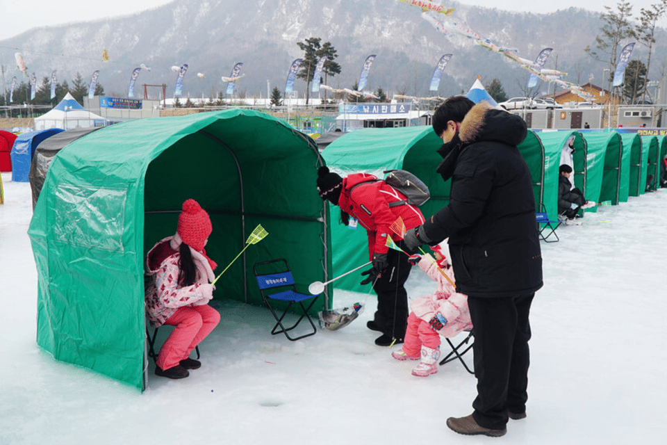 From Seoul: Pyeongchang Trout Festival - Winter Fun Beyond Fishing: Sledding, Skating, and More
