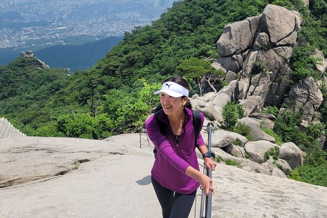 Hiking Adventure Bukhansan Highest Peak & Old Buddhist temples visit (Lunch inc) - The hike to Baekundae Peak: views, wildlife talk, and a steady group pace