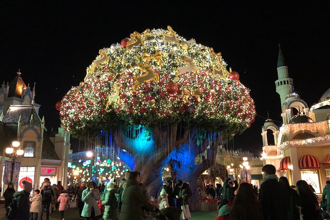 Jisan Ski One Day Tour - Everland theme park: when the day switches gears