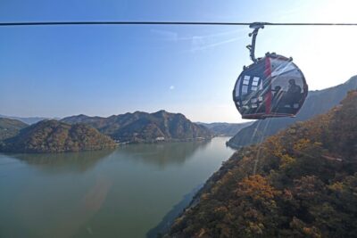 Samaksan Cable Car and Nami Island Day Escape with Railbike - Gapyeong Rail Park rail bike: bridges, a tunnel, and a movie nod