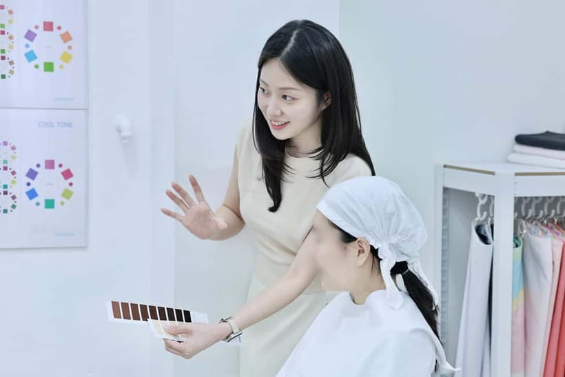 Seoul: Be U Personal Color Analysis Beauty Makeup in Hongdae - The Result PDF and 4-Season Shopping Card