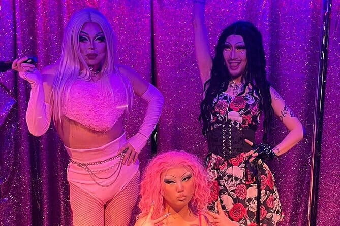 Seoul: LGBTQ+ Pub Crawl and Drag Show with Local Drag Queen - Rabbit Hole Arcade Pub: playful Alice in Wonderland energy