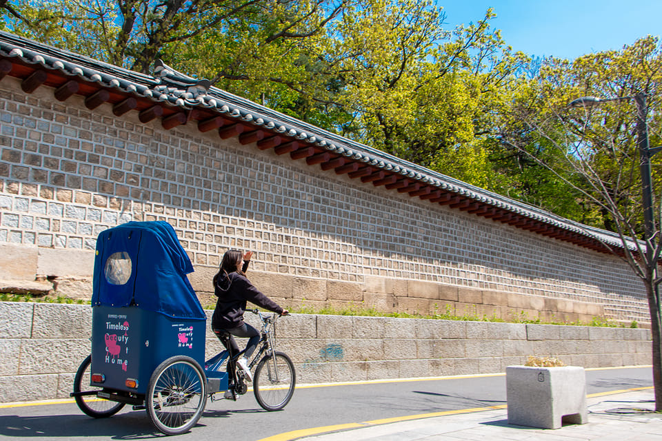 Seoul Private Pedicab Tour : Bukchon Anguk Hanok Village - Pedicab comfort and the uphill reality check