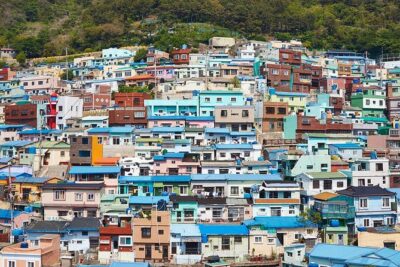 Small Group 7D Korea package Tour with Seoul Gyeongju Busan Jeju - Busan markets and coastline temples: Gamcheon to Jagalchi to Haeundae Blue Line Park