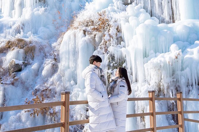 Strawberry Picking, Winter Sled with Eobi Ice Valley from Seoul - A 10 to 11 hour winter day built around three stops